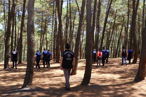 Sancaktepe'de Aydos Mesire Alınında Orman Yangınlarına Karşı Denetim Yapıldı
